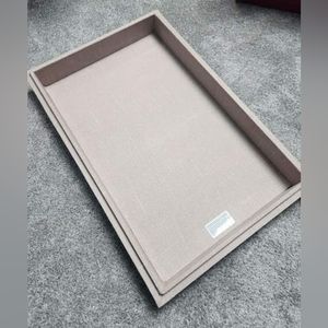 Rubbermaid Bento extra-large tray cover beige loose linen